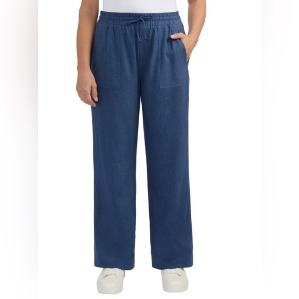 Frank by Frank and Oak Linen Blend Wide Leg Pants NWT